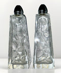 I.W. Rice Hand Cut Glass Salt & Pepper Shaker Set Floral Motif Japan Import Vtg. - AntiquesEtceteraI.W. Rice Hand Cut Glass Salt & Pepper Shaker Set Floral Motif Japan Import Vtg.I RiceAntiquesEtcetera