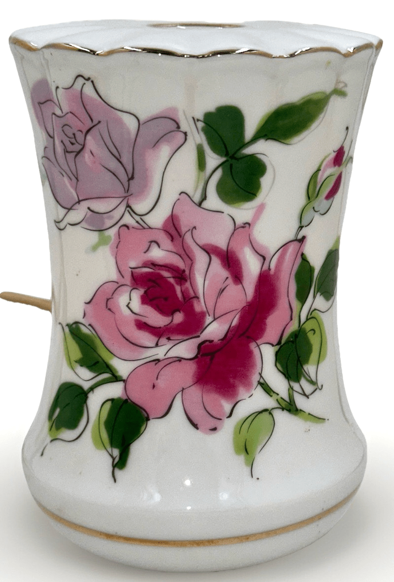I.W. Rice Perfume Diffuser Night Lamp Light Romantic Pink Roses JAPAN Sticker - AntiquesEtceteraI.W. Rice Perfume Diffuser Night Lamp Light Romantic Pink Roses JAPAN StickerI.W. RiceAntiquesEtcetera