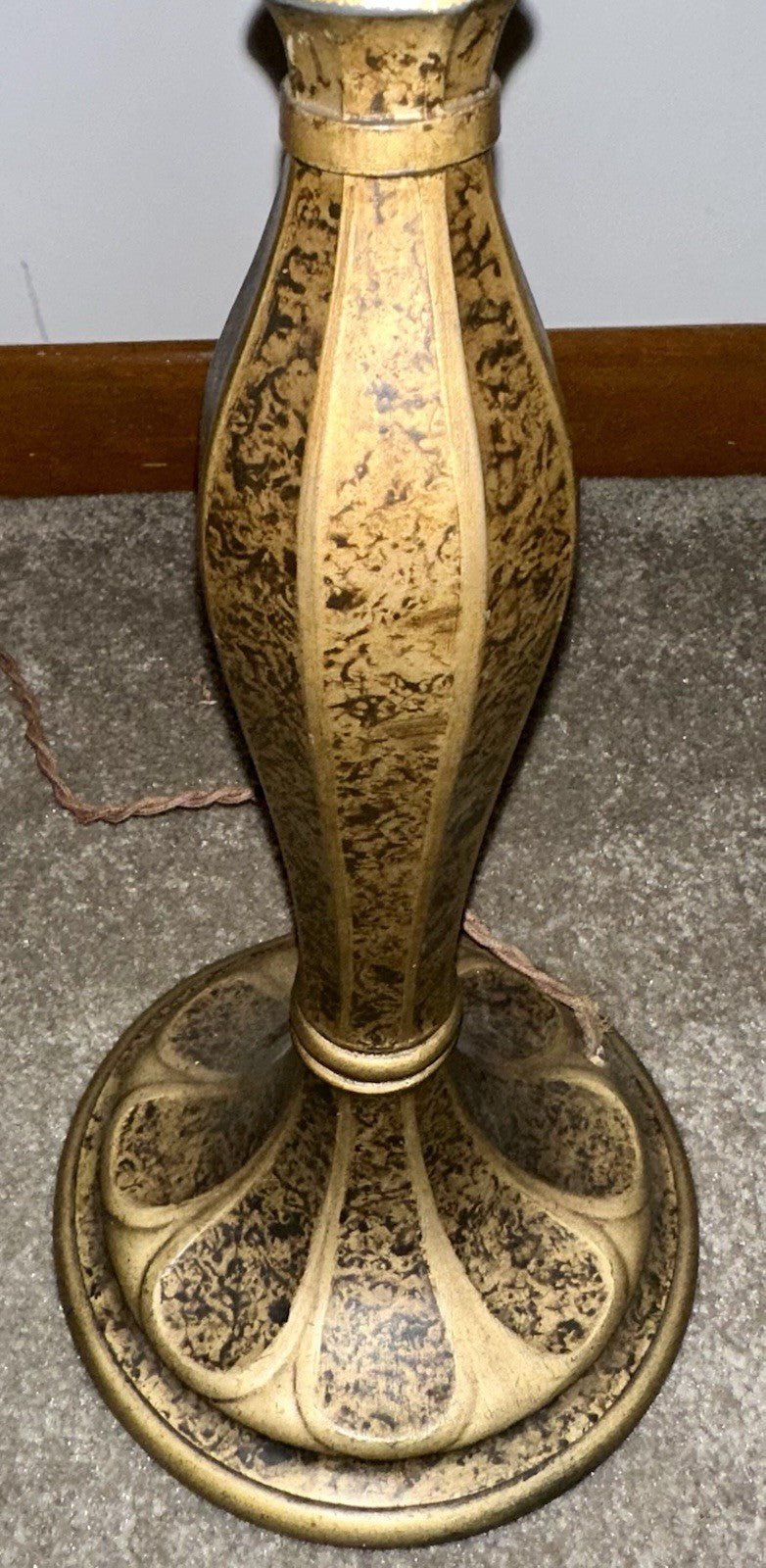 Jefferson Table Lamp with Rare Hexagonal Reverse Painted Shade Arts & Crafts Era - AntiquesEtceteraJefferson Table Lamp with Rare Hexagonal Reverse Painted Shade Arts & Crafts EraAntique LightingAntiquesEtceteraAntiquesEtcetera