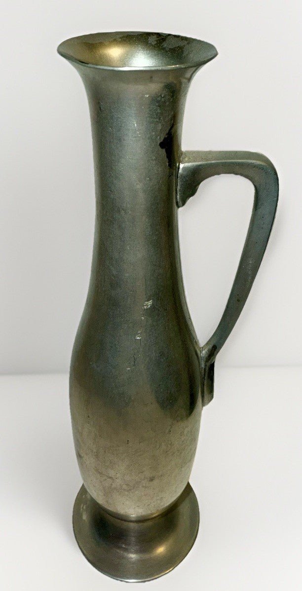 Jeka Tiel Holland Pewter Urn Bud Vase Danish Modern 8 1/2" Danforth Collection - AntiquesEtceteraJeka Tiel Holland Pewter Urn Bud Vase Danish Modern 8 1/2" Danforth CollectionJeka Tiel / HollandAntiquesEtcetera