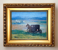 Joan Biehl Oil On Board Amish Buggy Signed Painting Pennsylvania Miniature - AntiquesEtceteraJoan Biehl Oil On Board Amish Buggy Signed Painting Pennsylvania MiniatureAntiquesEtceteraAntiquesEtcetera