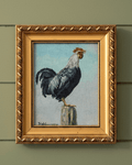 Joan Biehl Oil On Board EARLY MORNING Signed Painting PA Dutch MiniatureAntiquesEtcetera