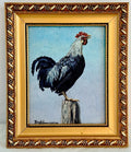 Joan Biehl Oil On Board EARLY MORNING Signed Painting PA Dutch Miniature - AntiquesEtceteraJoan Biehl Oil On Board EARLY MORNING Signed Painting PA Dutch MiniatureAntiquesEtceteraAntiquesEtcetera
