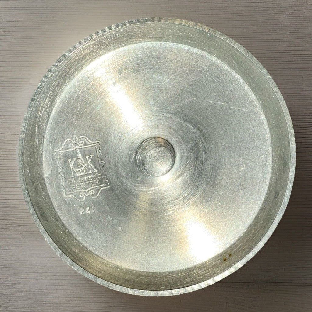 Kayserzinn Art Nouveau Pewter Goblet Circa 1900 Germany with Knopped Stem - AntiquesEtceteraKayserzinn Art Nouveau Pewter Goblet Circa 1900 Germany with Knopped StemKayserzinnAntiquesEtcetera