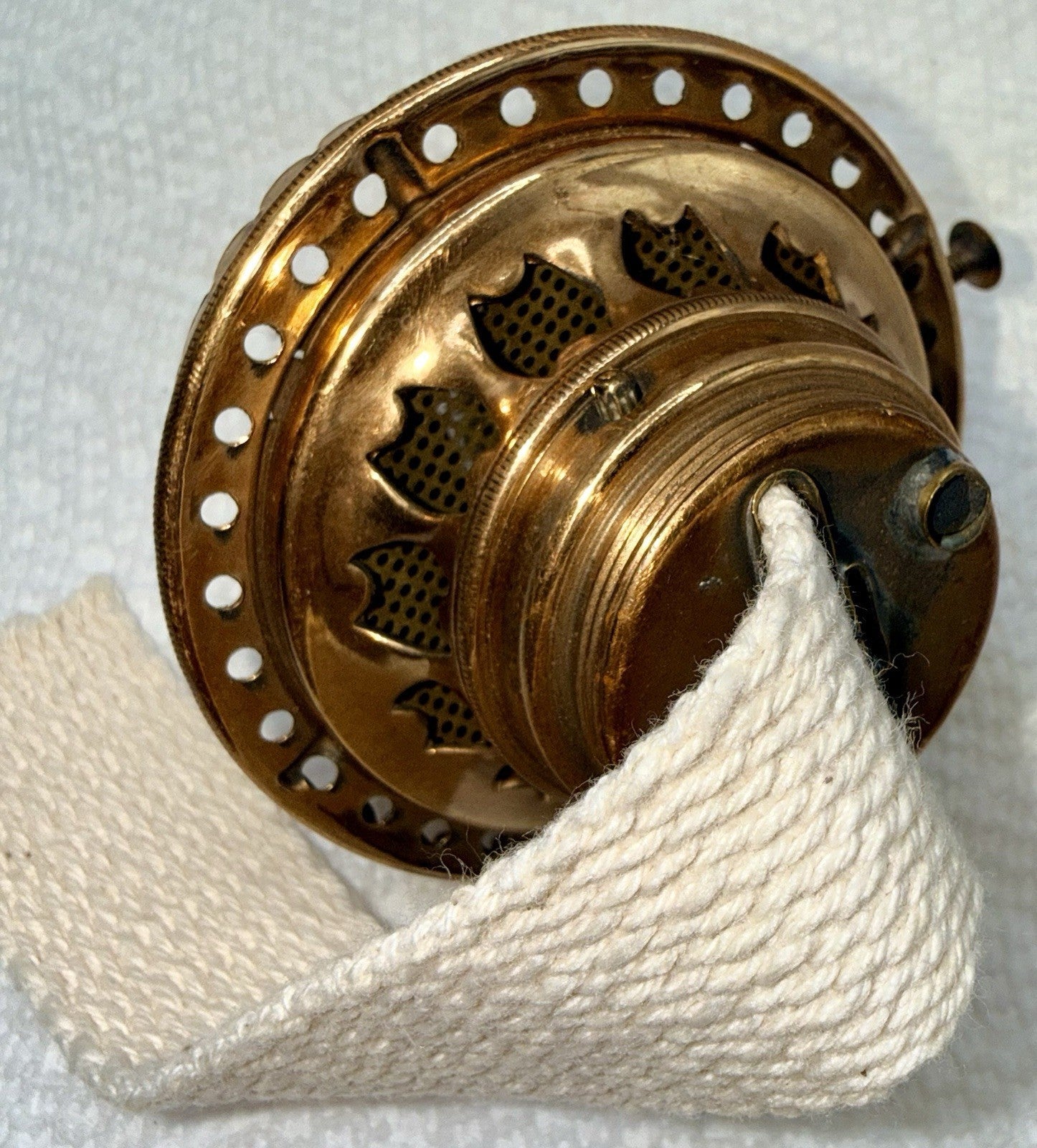Kerosene Oil Lamp Burner No. 2 Brass E Miller Meriden CT for Flared Chimney - AntiquesEtceteraKerosene Oil Lamp Burner No. 2 Brass E Miller Meriden CT for Flared ChimneyE. Miller Co.AntiquesEtcetera