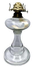 Kerosene Oil Stand Lamp Eagle Brass Burner Smooth Globular Font Press - On Collar - AntiquesEtceteraKerosene Oil Stand Lamp Eagle Brass Burner Smooth Globular Font Press - On CollarAntiqueAntiquesEtcetera
