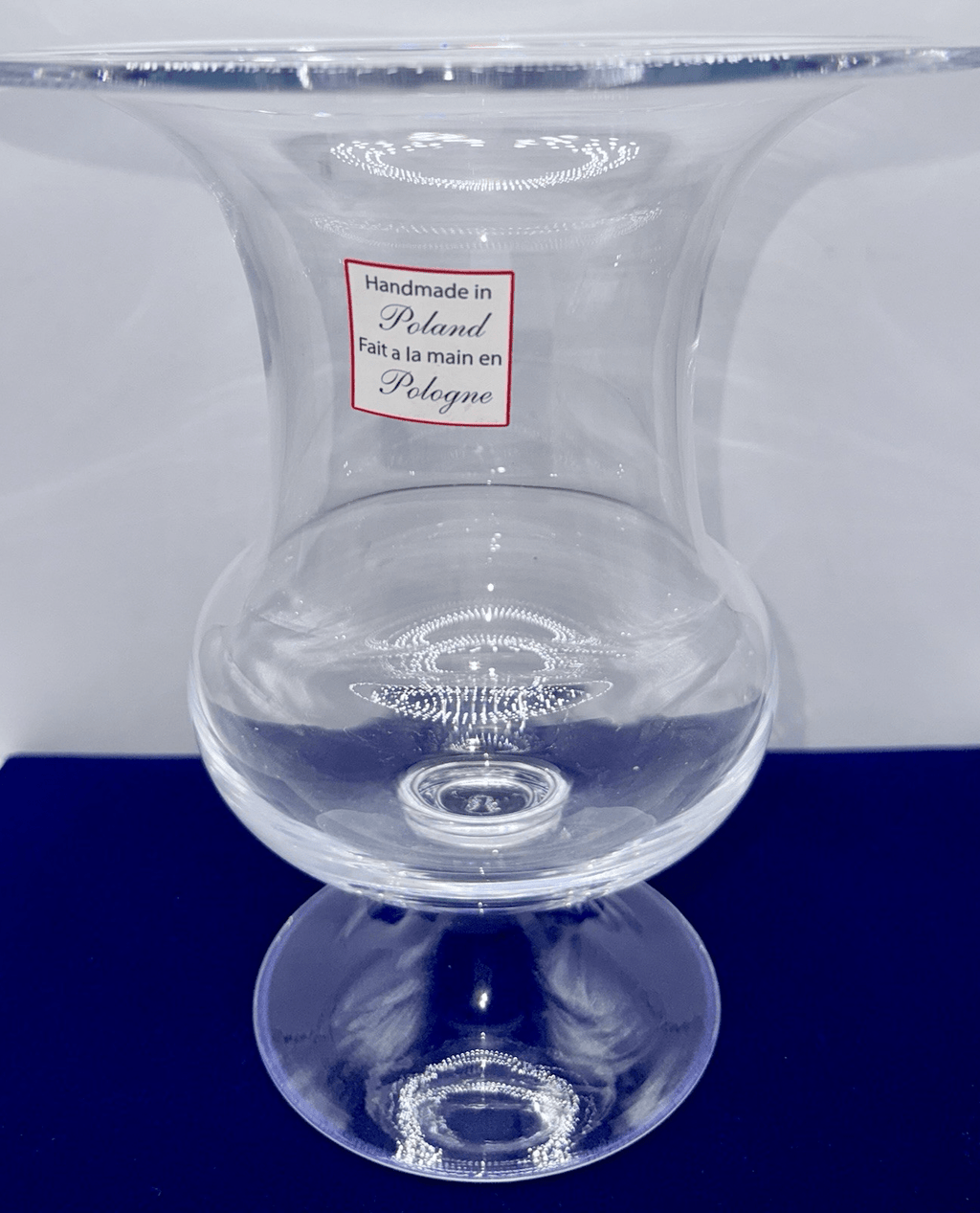 Krosno Glassworks Large Art Glass Vase Handmade in Poland Gorgeous Elegant Shape - AntiquesEtceteraKrosno Glassworks Large Art Glass Vase Handmade in Poland Gorgeous Elegant ShapeKROSNOAntiquesEtcetera