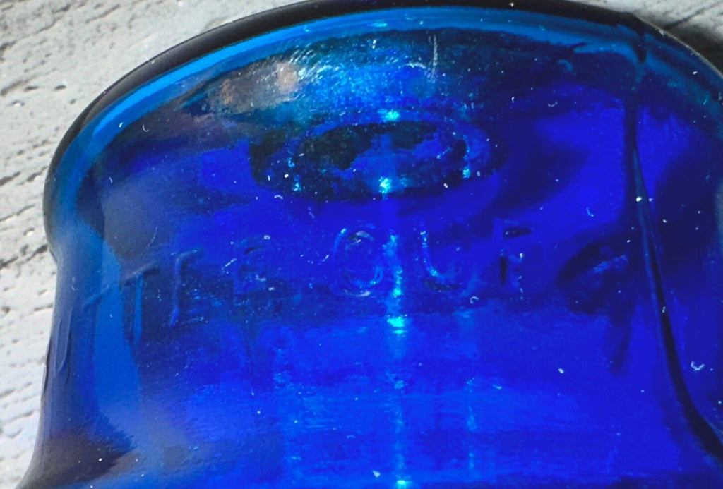 Little Buttercup Miniature Oil Kerosene Lamp Lovely Blue Glass + Burner, Chimney - AntiquesEtceteraLittle Buttercup Miniature Oil Kerosene Lamp Lovely Blue Glass + Burner, ChimneyAntiqueAntiquesEtcetera