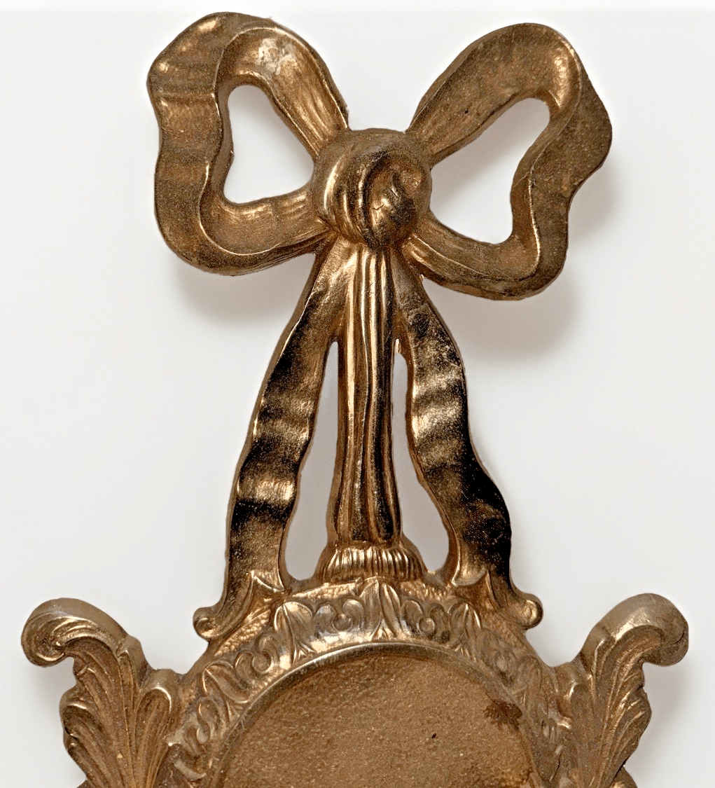 Louis XV French Provincial 3 - Arm Wall Sconce Cast Brass with Bow & Pineapple 21" - AntiquesEtceteraLouis XV French Provincial 3 - Arm Wall Sconce Cast Brass with Bow & Pineapple 21"AntiquesEtceteraAntiquesEtcetera
