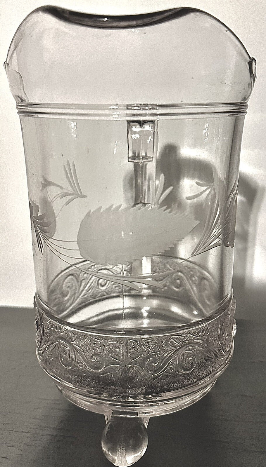 Lovely Antique Belmont Royal Lady EAPG Glass Water Pitcher 9 1/2 in. - AntiquesEtceteraLovely Antique Belmont Royal Lady EAPG Glass Water Pitcher 9 1/2 in.AntiquesEtceteraAntiquesEtcetera