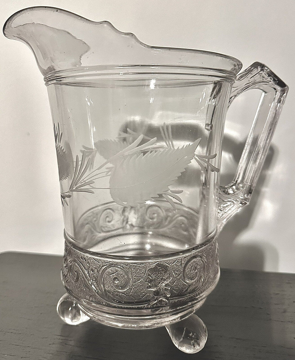 Lovely Antique Belmont Royal Lady EAPG Glass Water Pitcher 9 1/2 in. - AntiquesEtceteraLovely Antique Belmont Royal Lady EAPG Glass Water Pitcher 9 1/2 in.AntiquesEtceteraAntiquesEtcetera