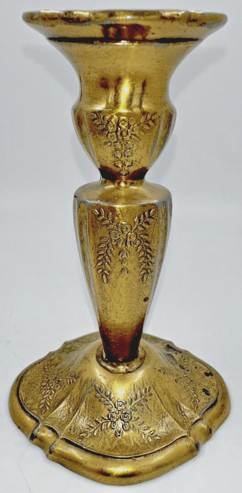 Lovely Antique Kerosene Oil Peg Lamp Diamond & Fan Font with Brass Candlestick - AntiquesEtceteraLovely Antique Kerosene Oil Peg Lamp Diamond & Fan Font with Brass CandlestickAntiqueAntiquesEtcetera