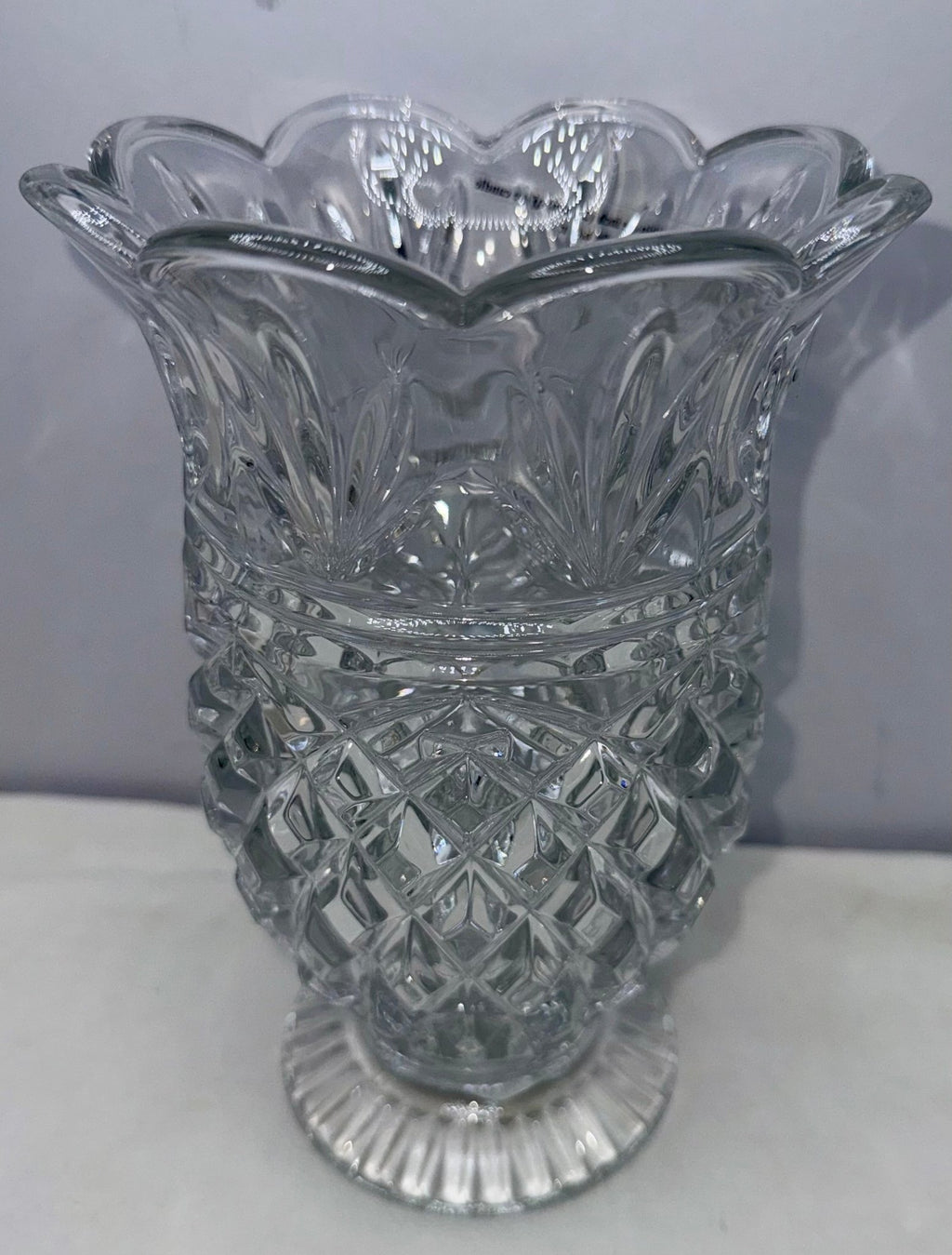 Marquis by Waterford Welcome Vase Taper / Taper Candle Holder 8" New in Original Box - AntiquesEtceteraMarquis by Waterford Welcome Vase Taper / Taper Candle Holder 8" New in Original BoxElegant GlassAntiquesEtceteraAntiquesEtcetera