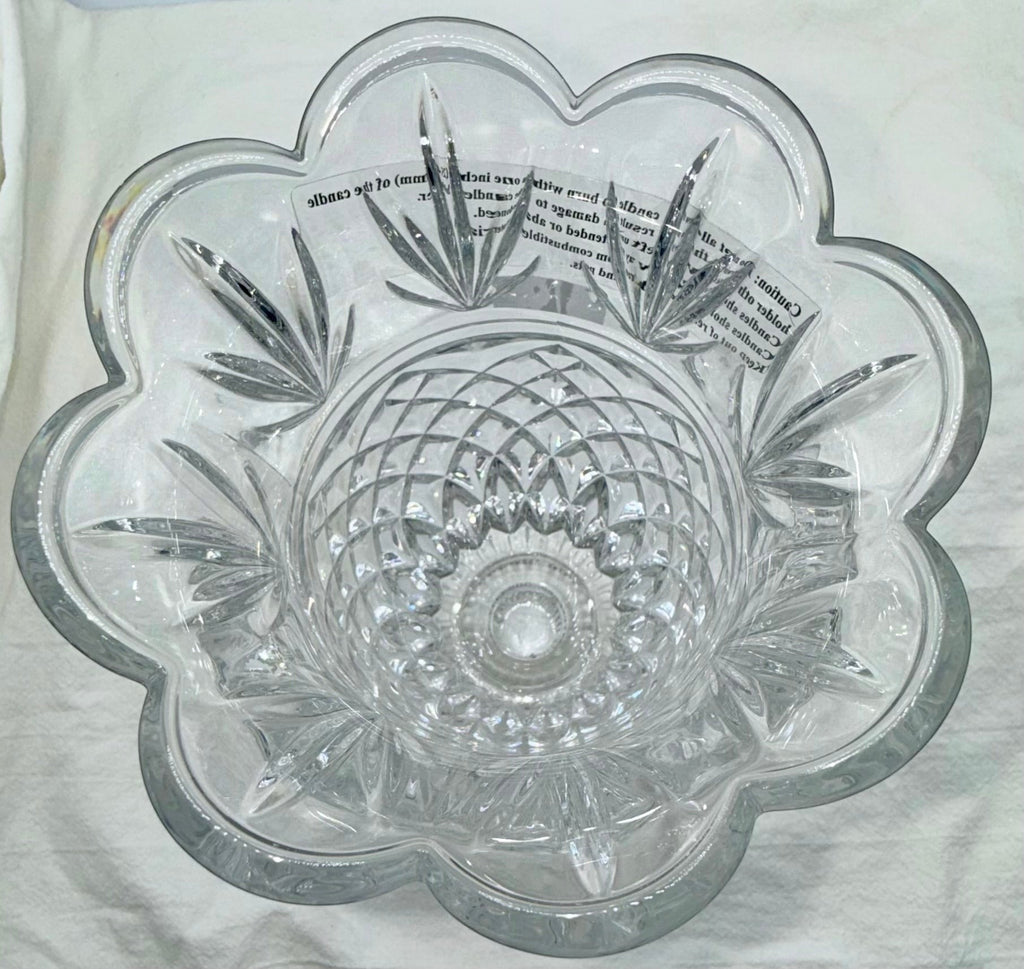 Marquis by Waterford Welcome Vase Taper / Taper Candle Holder 8" New in Original Box - AntiquesEtceteraMarquis by Waterford Welcome Vase Taper / Taper Candle Holder 8" New in Original BoxElegant GlassAntiquesEtceteraAntiquesEtcetera