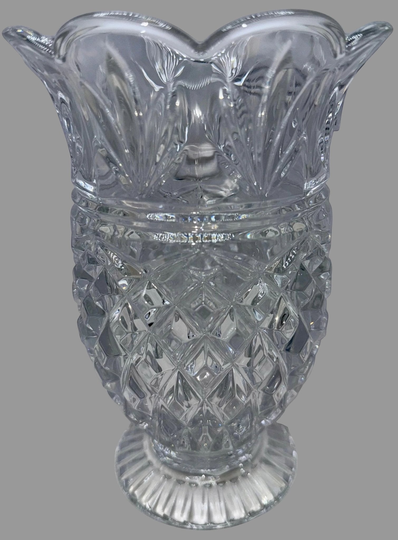 Marquis by Waterford Welcome Vase Taper / Taper Candle Holder 8" New in Original Box - AntiquesEtceteraMarquis by Waterford Welcome Vase Taper / Taper Candle Holder 8" New in Original BoxElegant GlassAntiquesEtceteraAntiquesEtcetera