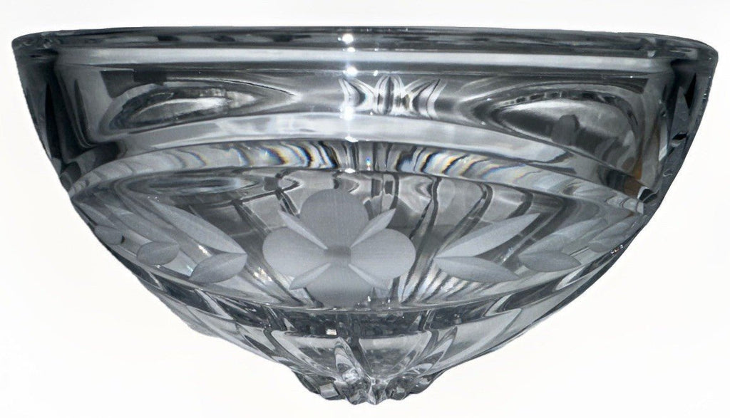 Mikasa Crystal Center Bowl Rare Park Rose Discontinued Pattern 9" Original Box - AntiquesEtceteraMikasa Crystal Center Bowl Rare Park Rose Discontinued Pattern 9" Original BoxMikasaAntiquesEtcetera
