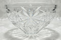 Mikasa Crystal Center Bowl Rare Park Rose Discontinued Pattern 9" Original BoxAntiquesEtcetera