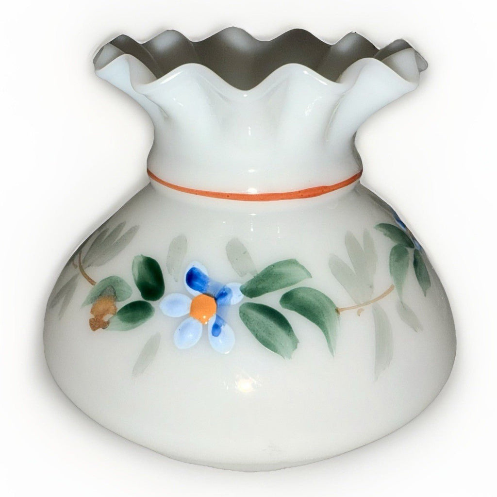 Miniature Antique GWTW Oil Lamp Hulsebus II 344 Victorian Enameled Floral Motif - AntiquesEtceteraMiniature Antique GWTW Oil Lamp Hulsebus II 344 Victorian Enameled Floral MotifAntiqueAntiquesEtcetera