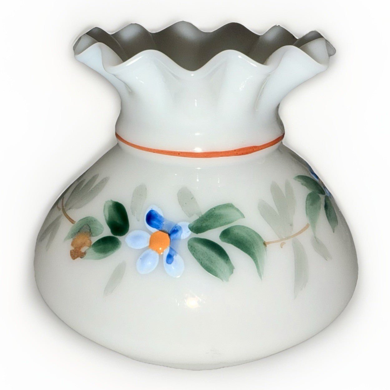 Miniature Antique GWTW Oil Lamp Hulsebus II 344 Victorian Enameled Floral Motif - AntiquesEtceteraMiniature Antique GWTW Oil Lamp Hulsebus II 344 Victorian Enameled Floral MotifAntiqueAntiquesEtcetera