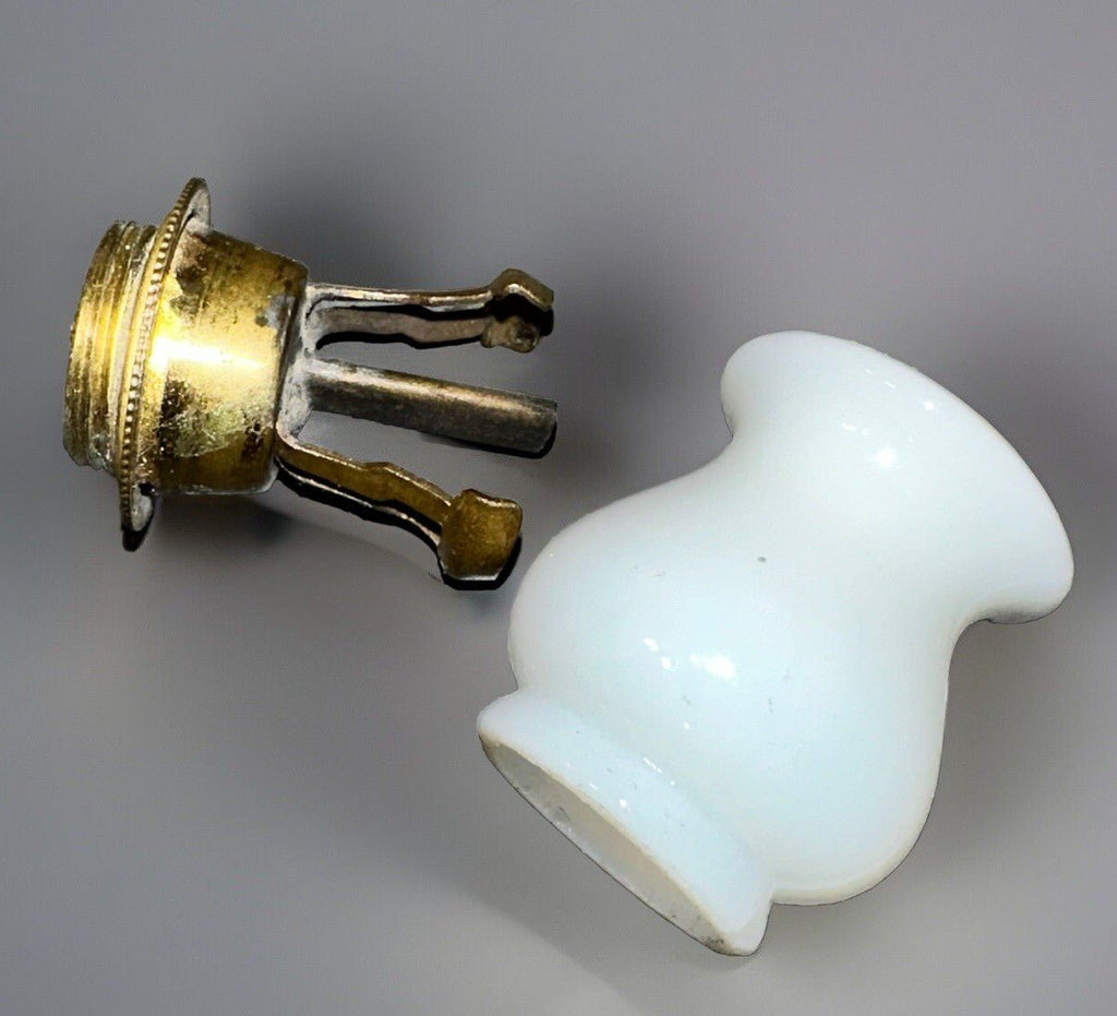 Miniature Antique Single - Arm Student Lamp Kerosene Oil Smith 1 Fig 83 VERY RARE - AntiquesEtceteraMiniature Antique Single - Arm Student Lamp Kerosene Oil Smith 1 Fig 83 VERY RAREBristol BrassAntiquesEtcetera