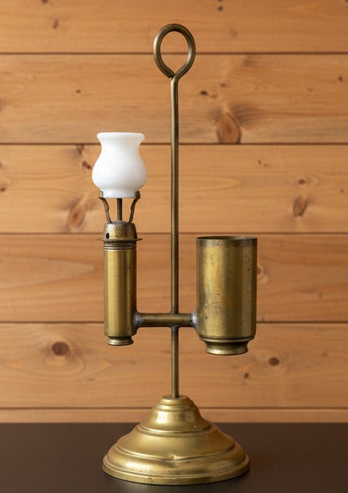 Miniature Antique Single - Arm Student Lamp Kerosene Oil Smith 1 Fig 83 VERY RARE - AntiquesEtceteraMiniature Antique Single - Arm Student Lamp Kerosene Oil Smith 1 Fig 83 VERY RAREBristol BrassAntiquesEtcetera