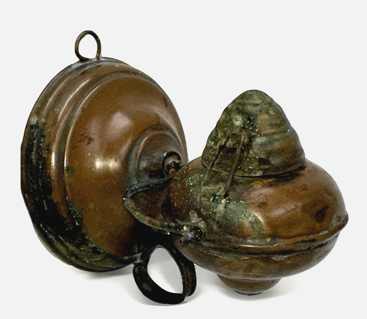 Miniature Brass Gimbal Whale Oil Hand Lamp w/ Burner Finger Loop Hanger Antique - AntiquesEtceteraMiniature Brass Gimbal Whale Oil Hand Lamp w/ Burner Finger Loop Hanger AntiqueAntiqueAntiquesEtcetera