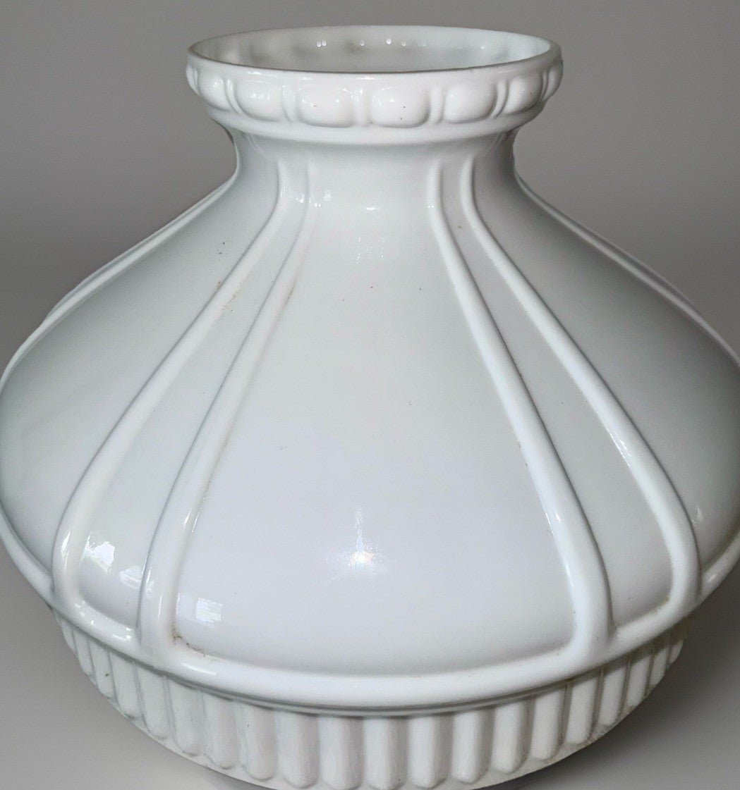 Model 601 Aladdin Table Lamp Shade Opaque White Glass for 10" Fitter - AntiquesEtceteraModel 601 Aladdin Table Lamp Shade Opaque White Glass for 10" FitterAladdinAntiquesEtcetera