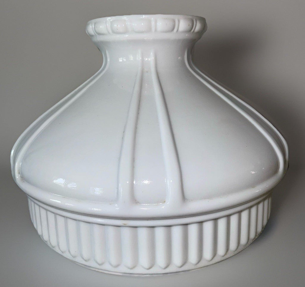 Model 601 Aladdin Table Lamp Shade Opaque White Glass for 10" Fitter - AntiquesEtceteraModel 601 Aladdin Table Lamp Shade Opaque White Glass for 10" FitterAladdinAntiquesEtcetera