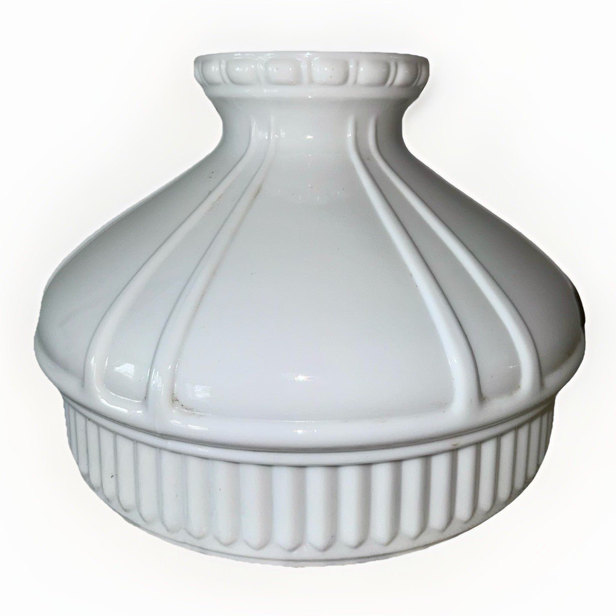 Model 601 Aladdin Table Lamp Shade Opaque White Glass for 10" Fitter - AntiquesEtceteraModel 601 Aladdin Table Lamp Shade Opaque White Glass for 10" FitterAladdinAntiquesEtcetera