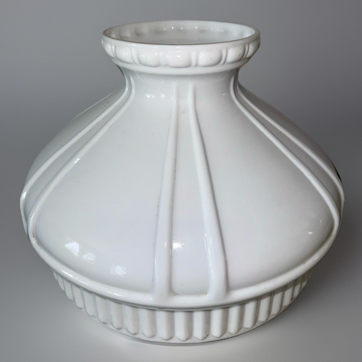Model 601 Aladdin Table Lamp Shade Opaque White Glass for 10" Fitter - AntiquesEtceteraModel 601 Aladdin Table Lamp Shade Opaque White Glass for 10" FitterAladdinAntiquesEtcetera