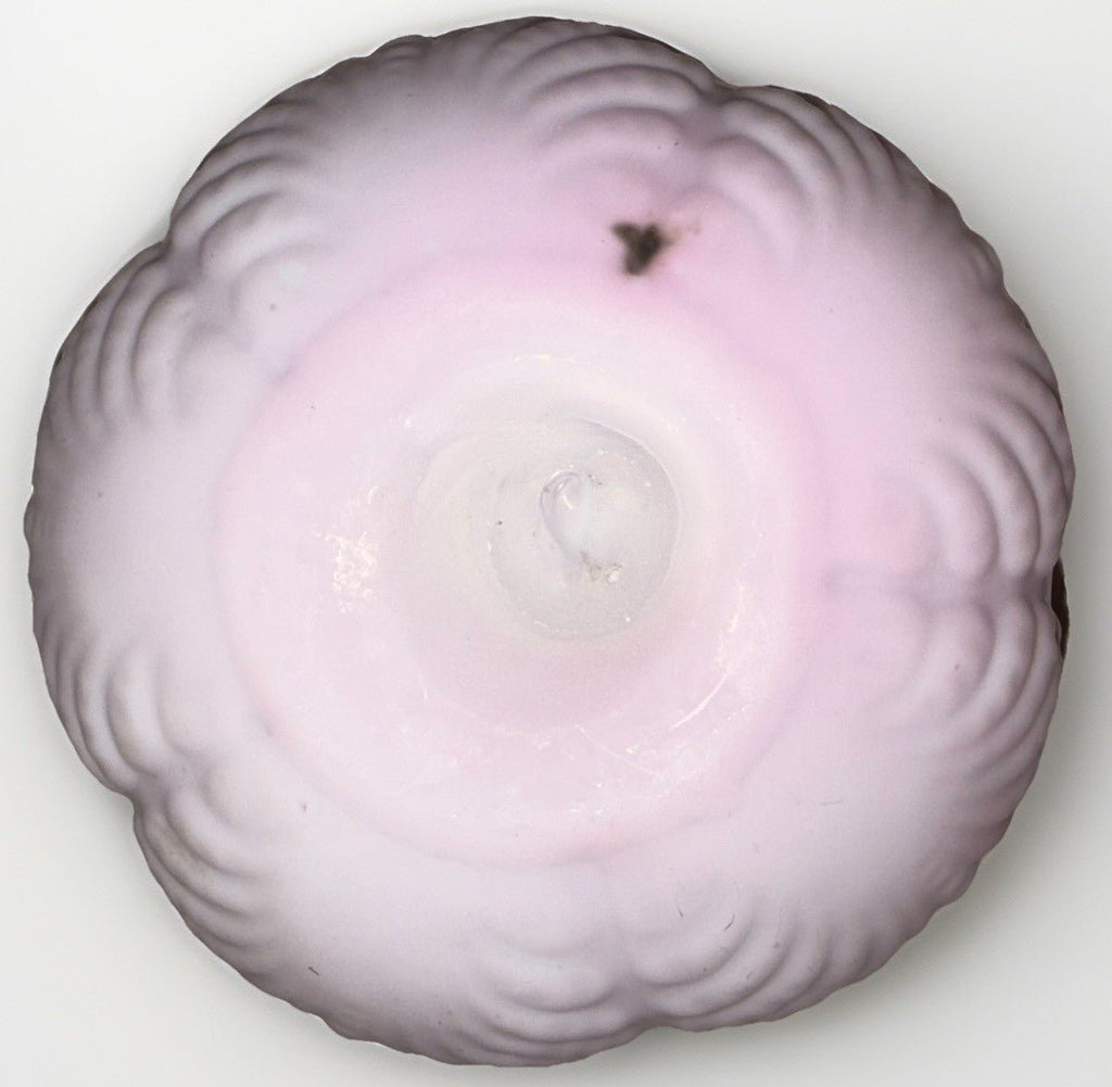 Mt. Washington Art Glass Rose Bowl Fan Embossed Pink Satin Antique - AntiquesEtceteraMt. Washington Art Glass Rose Bowl Fan Embossed Pink Satin AntiqueUnmarkedAntiquesEtcetera