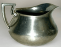 Mullholland Silver Co. Pewter Cream Pitcher Art Deco Final Production Year 1932 - AntiquesEtceteraMullholland Silver Co. Pewter Cream Pitcher Art Deco Final Production Year 1932Mullholland Silver CoAntiquesEtcetera