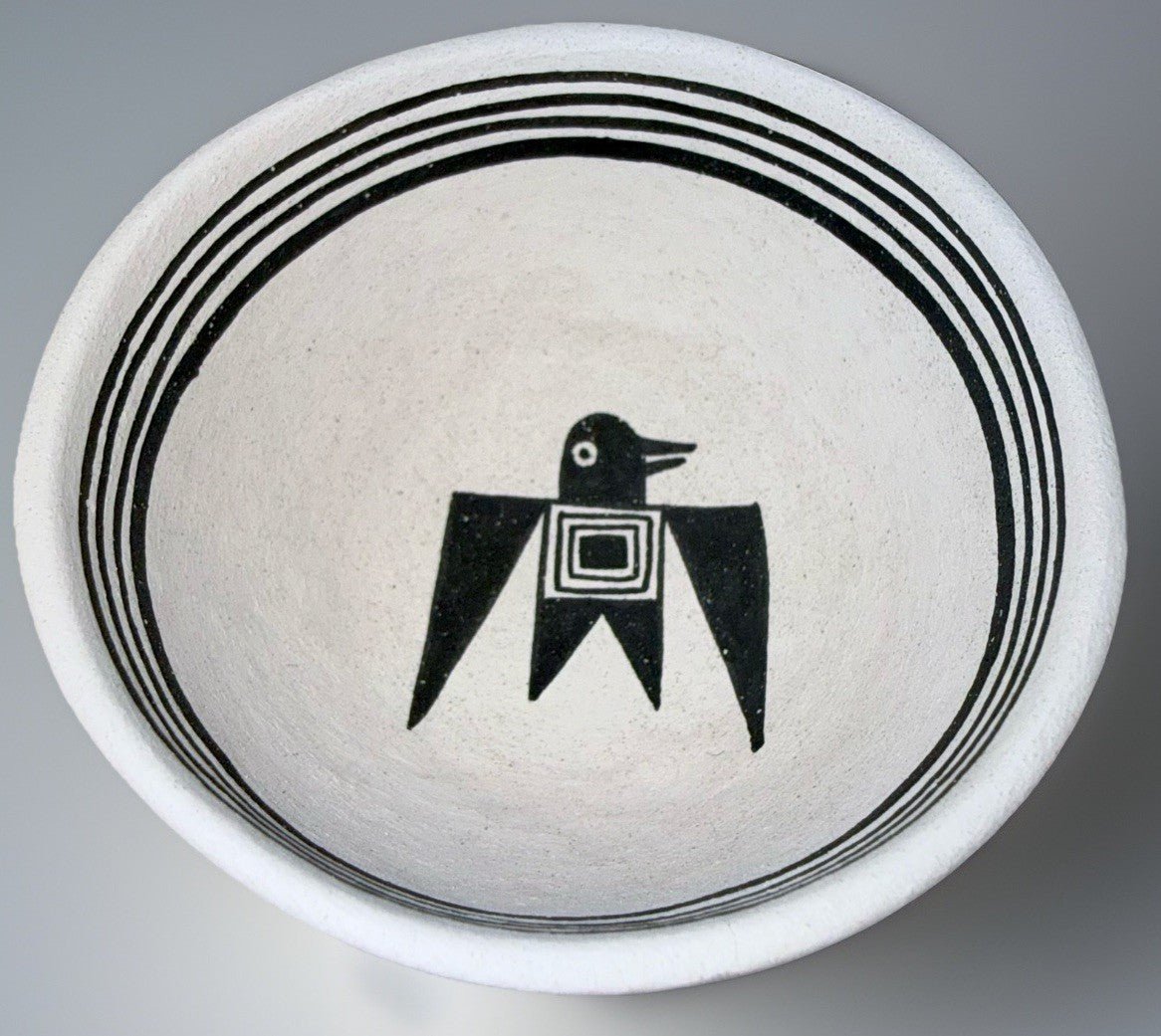 Native American Western Pueblo Pottery Bowl Miniature Arizona State Mus. Replica - AntiquesEtceteraNative American Western Pueblo Pottery Bowl Miniature Arizona State Mus. ReplicaAntiquesEtceteraAntiquesEtcetera