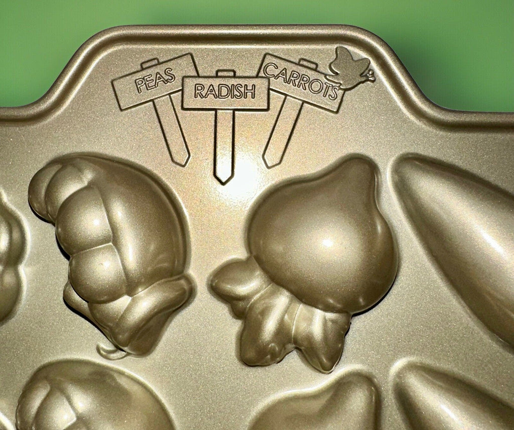 Nordic Ware Garden Patch Cakelets Mini Cakes Easter Candy Carrots Peas Cabbage - AntiquesEtceteraNordic Ware Garden Patch Cakelets Mini Cakes Easter Candy Carrots Peas CabbageNordic WareAntiquesEtcetera
