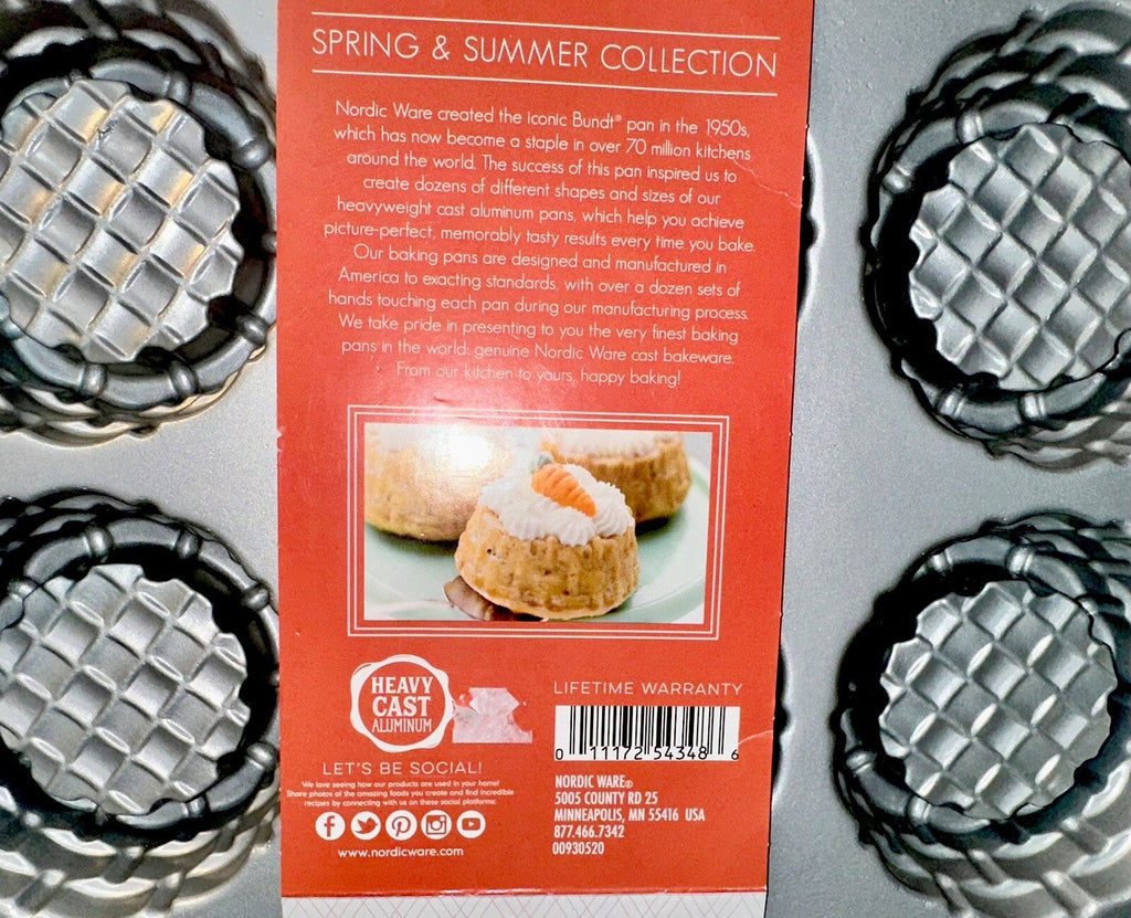 Nordic Ware Shortcake Baskets Pan 6 Cake Holes High - Quality Heavy Cast Aluminum - AntiquesEtceteraNordic Ware Shortcake Baskets Pan 6 Cake Holes High - Quality Heavy Cast AluminumNordic WareAntiquesEtcetera