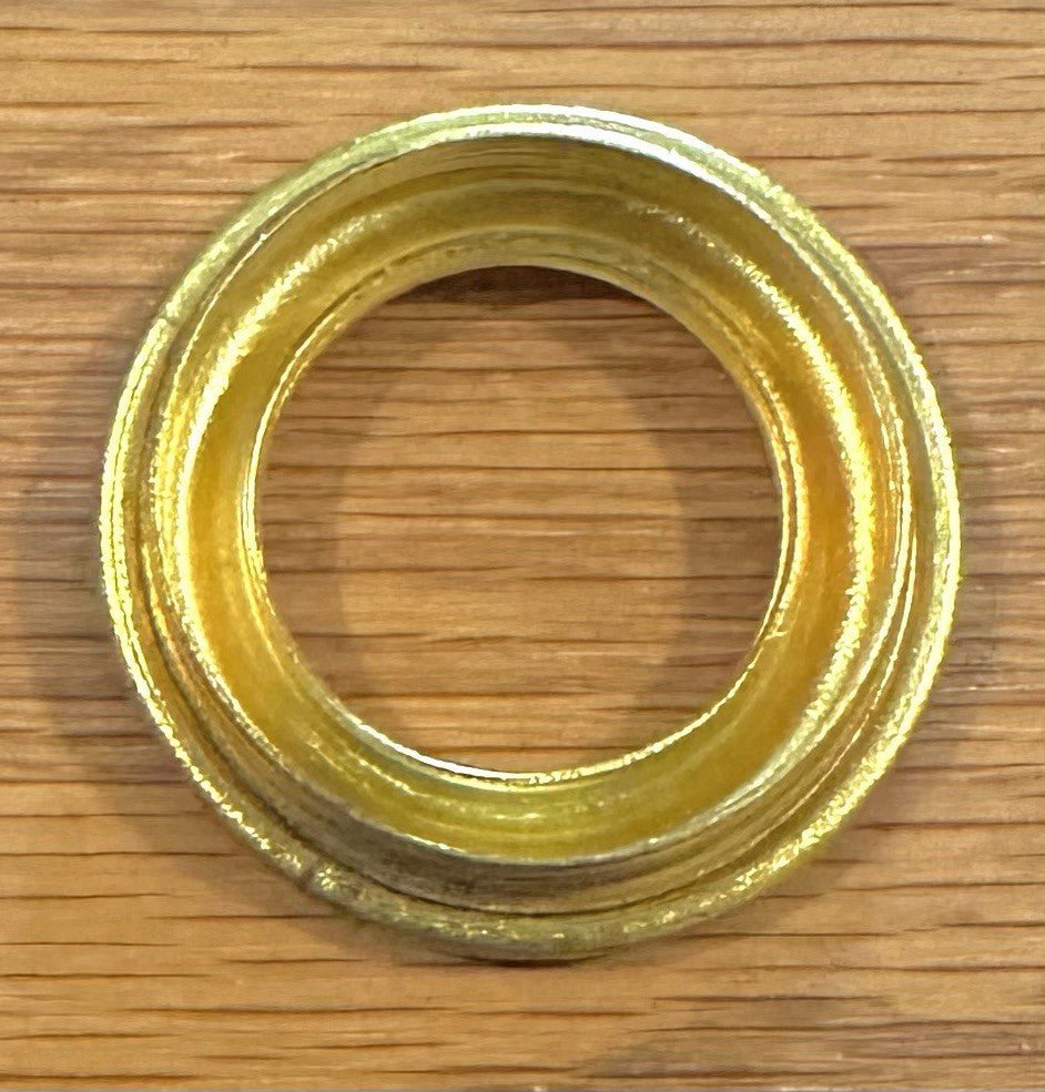 NOS Brass reducer Bushings 2" to 1" for Kerosene Oil Lamps - AntiquesEtceteraNOS Brass reducer Bushings 2" to 1" for Kerosene Oil LampsUnbrandedAntiquesEtcetera