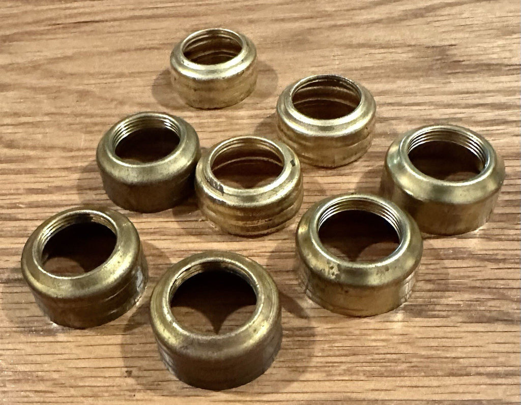 Nutmeg Acorn Brass Collar 5/8" Thread For Kerosene Oil Lamp Restoration - AntiquesEtceteraNutmeg Acorn Brass Collar 5/8" Thread For Kerosene Oil Lamp RestorationAcornAntiquesEtcetera