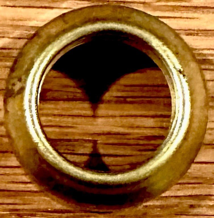 Nutmeg Acorn Brass Collar 5/8" Thread For Kerosene Oil Lamp Restoration - AntiquesEtceteraNutmeg Acorn Brass Collar 5/8" Thread For Kerosene Oil Lamp RestorationAcornAntiquesEtcetera