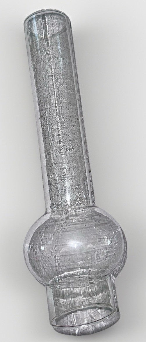 Oil Lamp Chimney Clear Glass 2" x 10 1/4 Big Bulge Crystal Clear Glass - AntiquesEtceteraOil Lamp Chimney Clear Glass 2" x 10 1/4 Big Bulge Crystal Clear GlassUnbrandedAntiquesEtcetera
