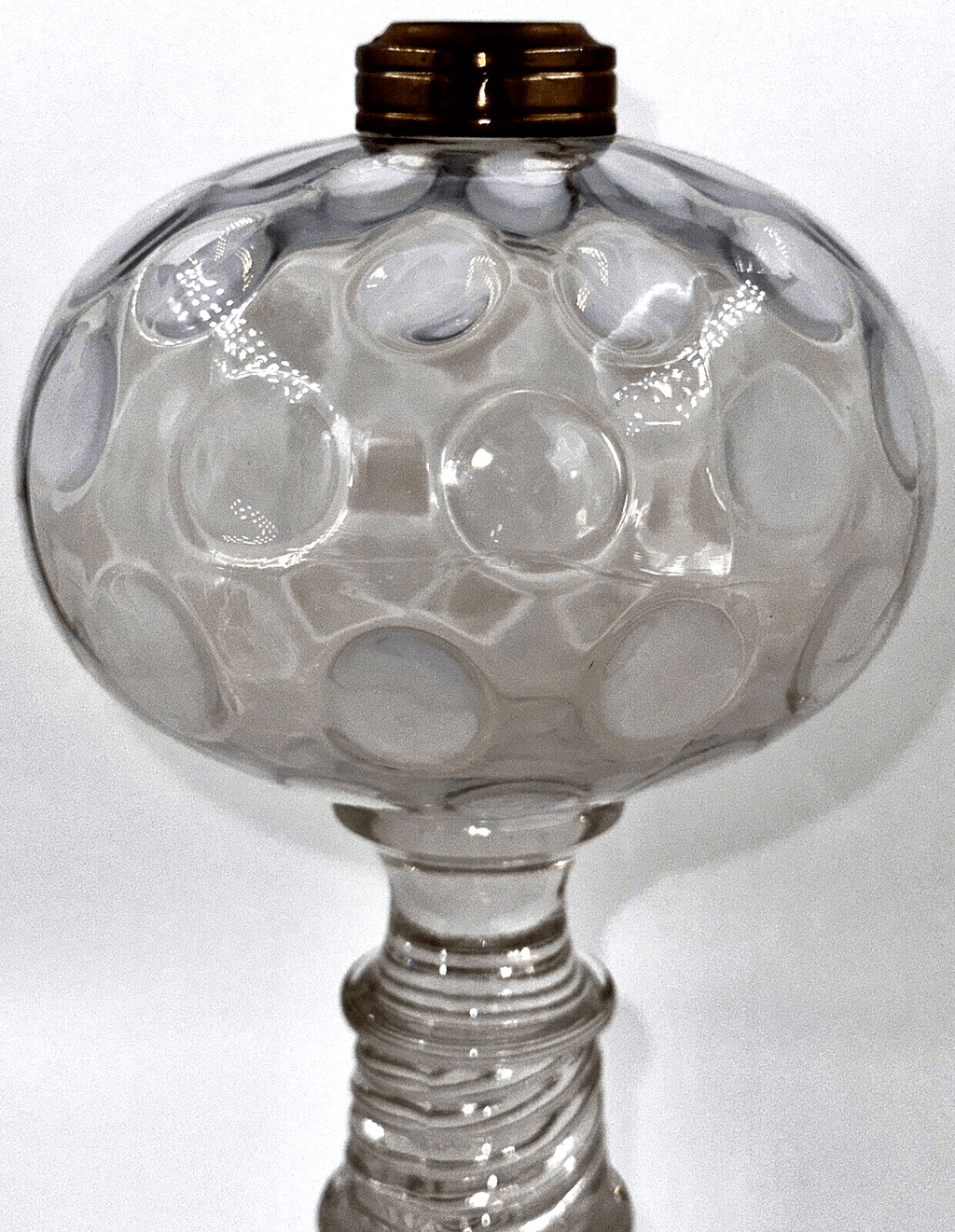 Opalescent Coin Spot Oil Kerosene Lamp 1883 Rare LaBelle Drip Foot Base Antique - AntiquesEtceteraOpalescent Coin Spot Oil Kerosene Lamp 1883 Rare LaBelle Drip Foot Base AntiqueAntiqueAntiquesEtcetera
