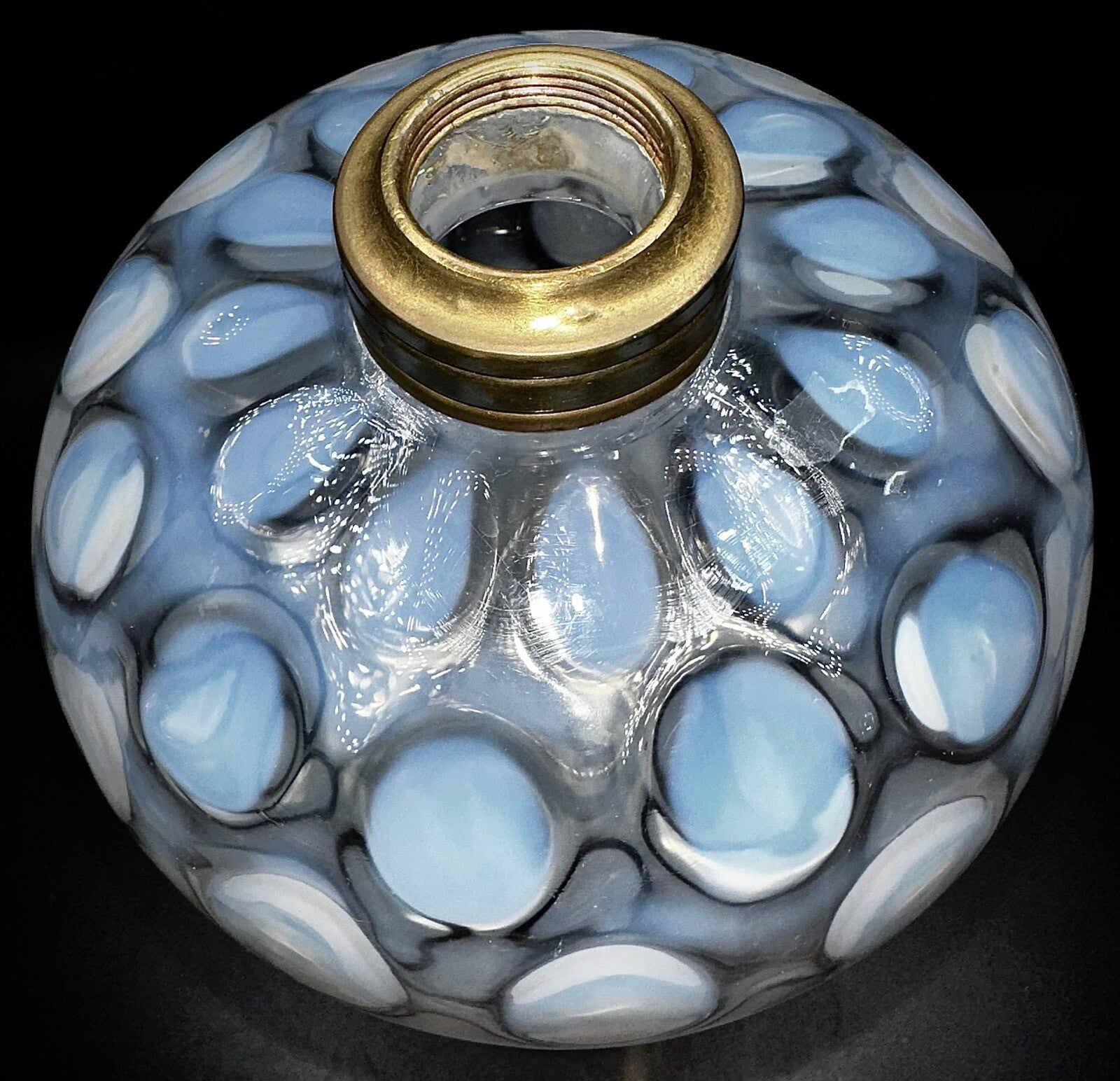 Opalescent Coin Spot Oil Kerosene Lamp 1883 Rare LaBelle Drip Foot Base Antique - AntiquesEtceteraOpalescent Coin Spot Oil Kerosene Lamp 1883 Rare LaBelle Drip Foot Base AntiqueAntiqueAntiquesEtcetera