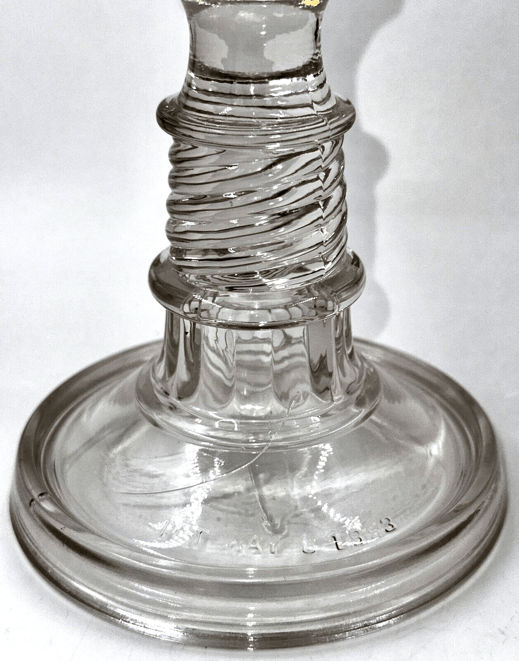 Opalescent Coin Spot Oil Kerosene Lamp 1883 Rare LaBelle Drip Foot Base Antique - AntiquesEtceteraOpalescent Coin Spot Oil Kerosene Lamp 1883 Rare LaBelle Drip Foot Base AntiqueAntiqueAntiquesEtcetera