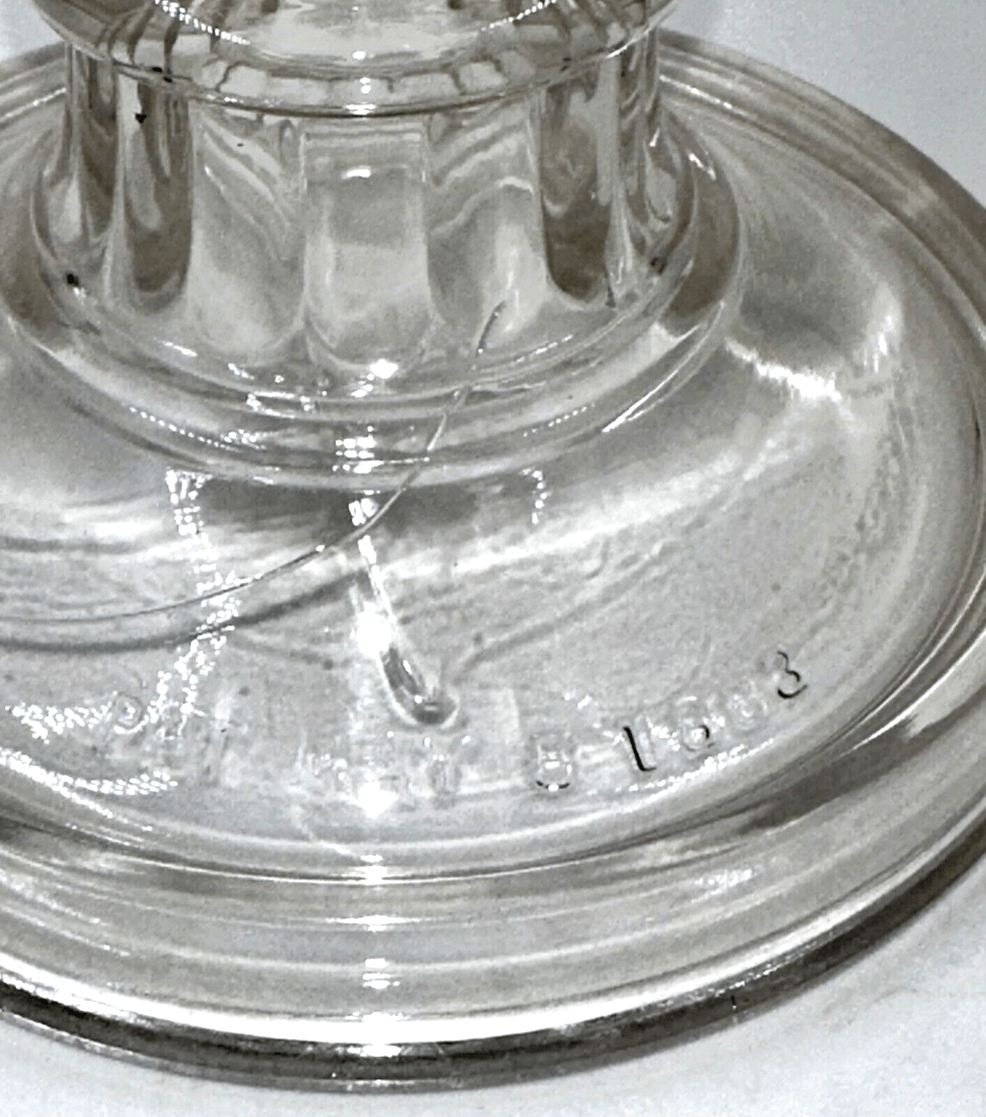 Opalescent Coin Spot Oil Kerosene Lamp 1883 Rare LaBelle Drip Foot Base Antique - AntiquesEtceteraOpalescent Coin Spot Oil Kerosene Lamp 1883 Rare LaBelle Drip Foot Base AntiqueAntiqueAntiquesEtcetera