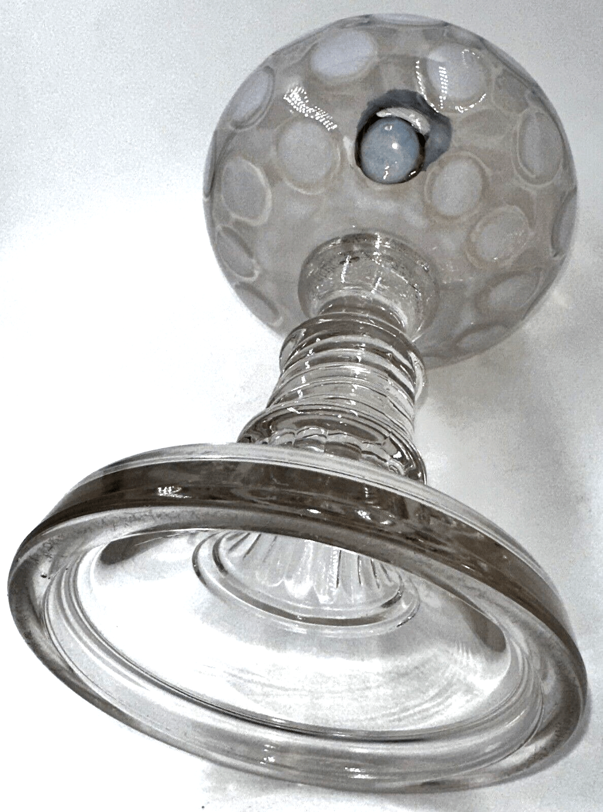 Opalescent Coin Spot Oil Kerosene Lamp 1883 Rare LaBelle Drip Foot Base Antique - AntiquesEtceteraOpalescent Coin Spot Oil Kerosene Lamp 1883 Rare LaBelle Drip Foot Base AntiqueAntiqueAntiquesEtcetera