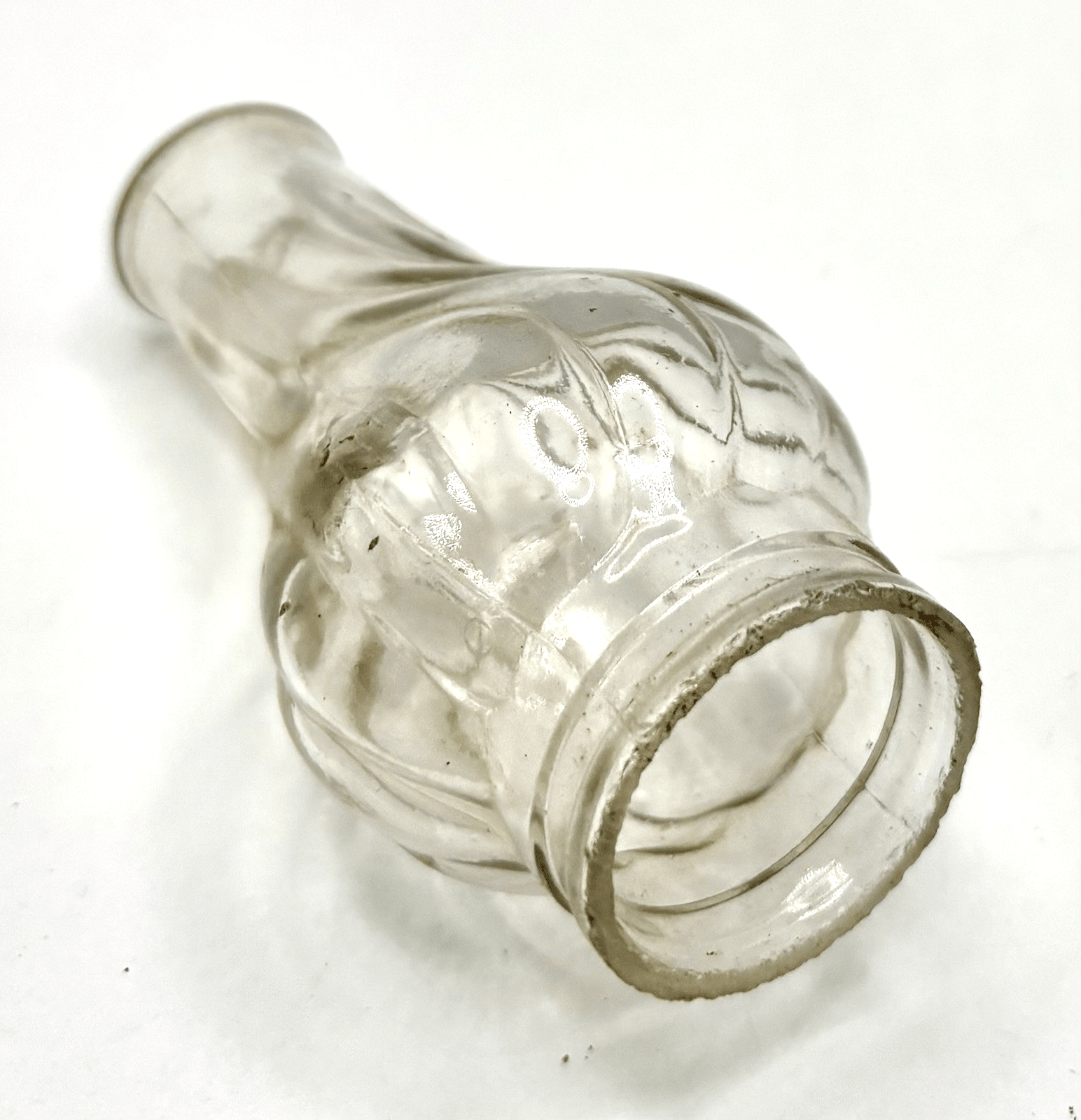 P&A 0 Acorn Kerosene Oil Lamp Burner, Wick w/ Glass Swirl Chimney - AntiquesEtceteraP&A 0 Acorn Kerosene Oil Lamp Burner, Wick w/ Glass Swirl ChimneyAcornAntiquesEtcetera