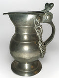 Pewter Creamer Syrup Flagon w/ Touchmarks / Lorenzo Della Bianca Acorns & Chain - AntiquesEtceteraPewter Creamer Syrup Flagon w/ Touchmarks / Lorenzo Della Bianca Acorns & ChainAntiquesEtceteraAntiquesEtcetera