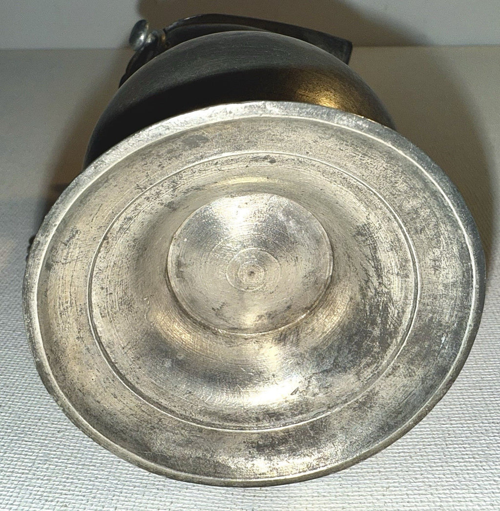 Pewter Creamer Syrup Flagon w/ Touchmarks / Lorenzo Della Bianca Acorns & Chain - AntiquesEtceteraPewter Creamer Syrup Flagon w/ Touchmarks / Lorenzo Della Bianca Acorns & ChainAntiquesEtceteraAntiquesEtcetera