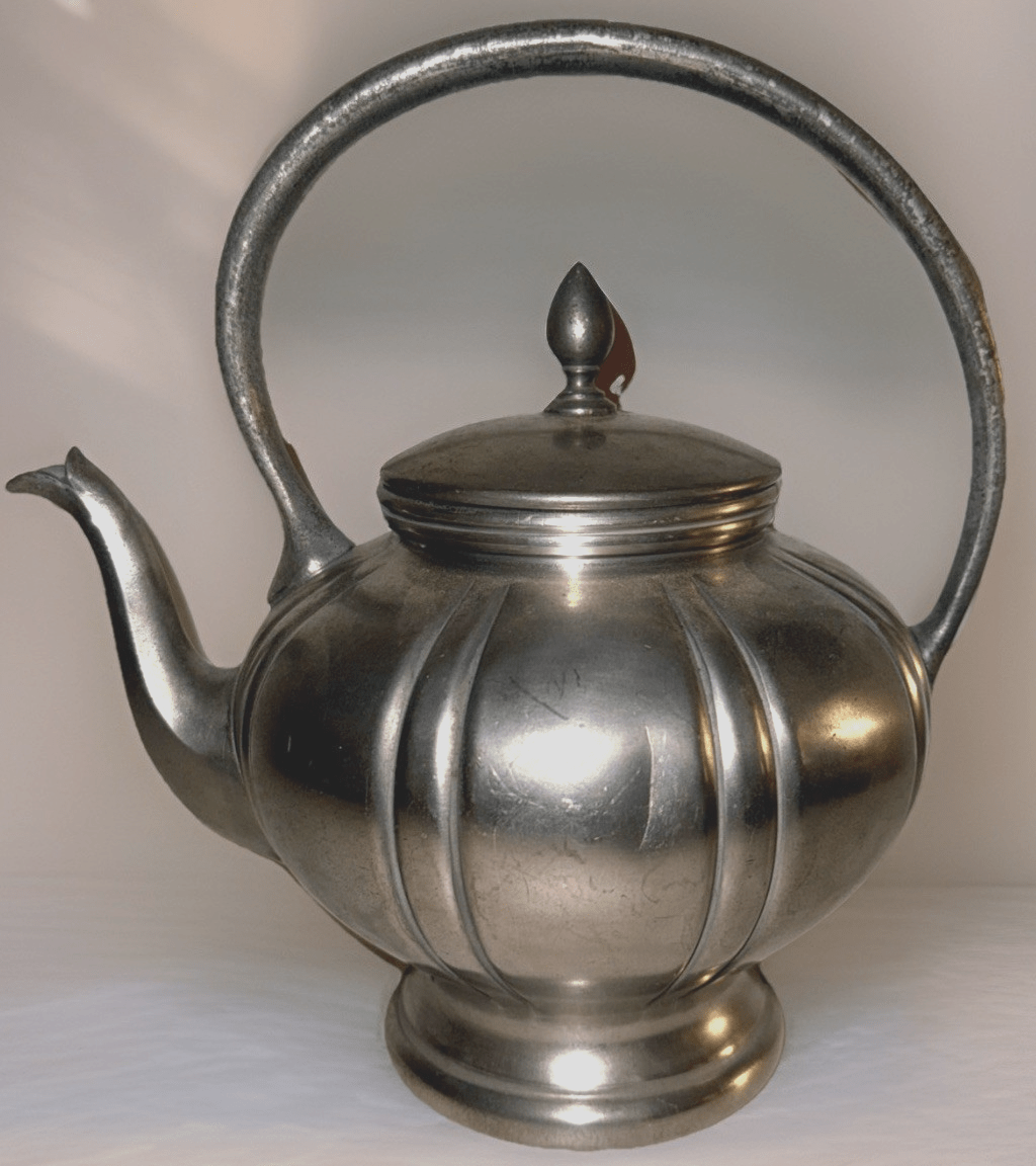 Pewter Gooseneck Teapot with Lid Pilgrim Solid Pewter 2327 Danforth Collection - AntiquesEtceteraPewter Gooseneck Teapot with Lid Pilgrim Solid Pewter 2327 Danforth CollectionPilgrim Pewter Co.AntiquesEtcetera