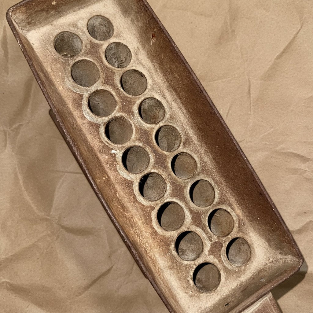 Primitive Metal Taper Candle Mold Makes 18 Candles 10.5" Country Decor with Two Handles - AntiquesEtceteraPrimitive Metal Taper Candle Mold Makes 18 Candles 10.5" Country Decor with Two HandlesAntique Candle MoldAntiquesEtceteraAntiquesEtcetera