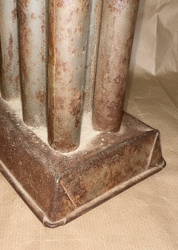 Primitive Metal Taper Candle Mold Makes 18 Candles 10.5" Country Decor with Two Handles - AntiquesEtceteraPrimitive Metal Taper Candle Mold Makes 18 Candles 10.5" Country Decor with Two HandlesAntique Candle MoldAntiquesEtceteraAntiquesEtcetera